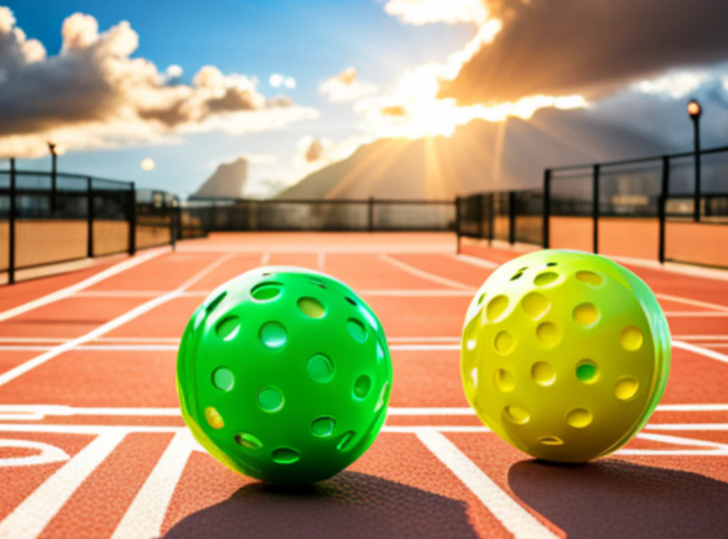 Pickleball Ball - Hana A100 D:74mm 40 Holes (6Balls) (Standard Size)