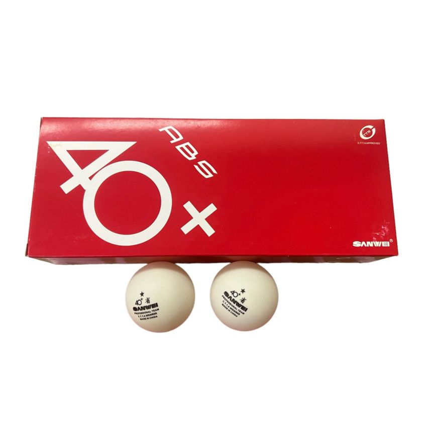 Table Tennis Ball - Sanwei ABS 1 Star Training (10pcs) QE