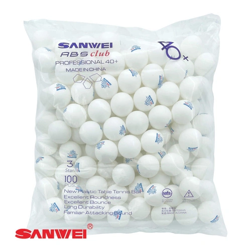 Table Tennis Ball - Sanwei ABS Club Training (100pcs) QE