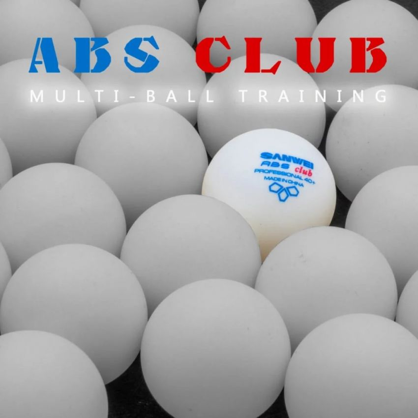 Table Tennis Ball - Sanwei ABS Club Training (100pcs) QE
