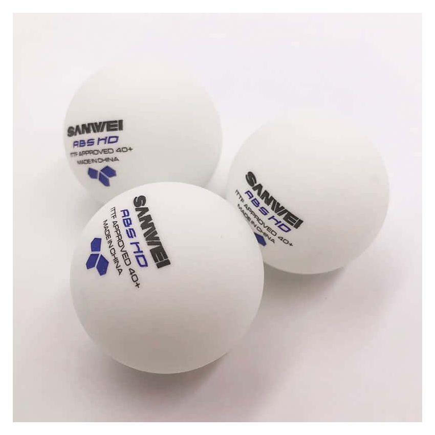 Table Tennis Ball - Sanwei ABS HD 3 Star (3pcs) QE