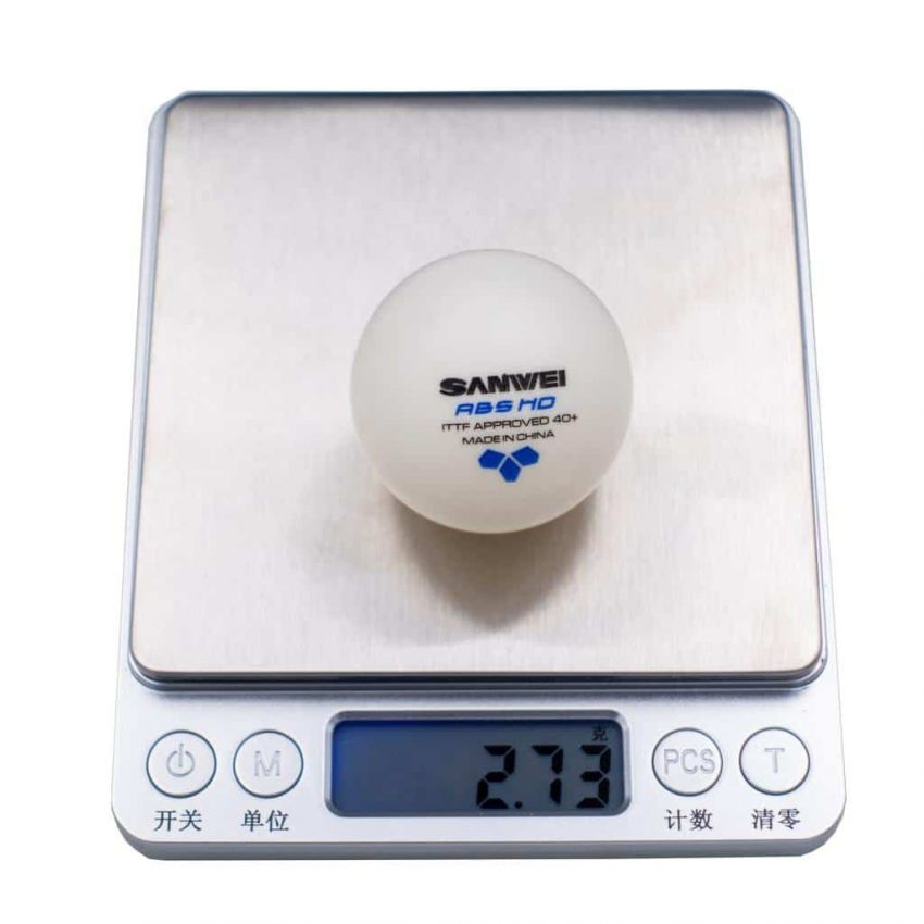 Table Tennis Ball - Sanwei ABS HD 3 Star (3pcs) QE