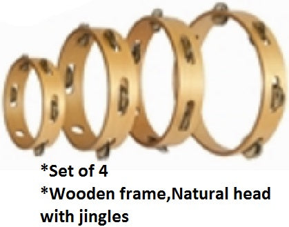 Tambourine Without Skin Set (4sets) - AM0146 MZ