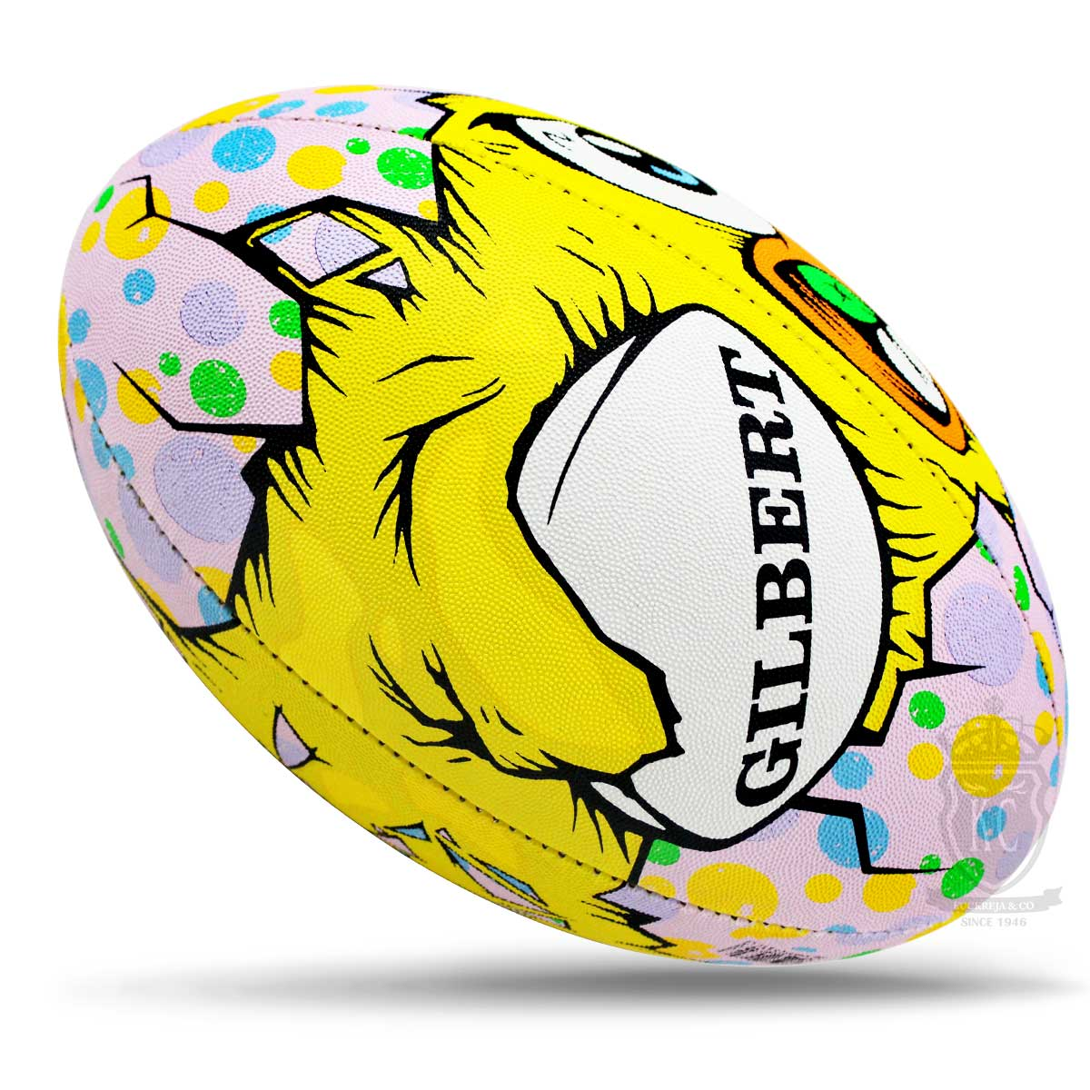 Rugby Ball Size 5 - Gilbert Angry Chicken KQ
