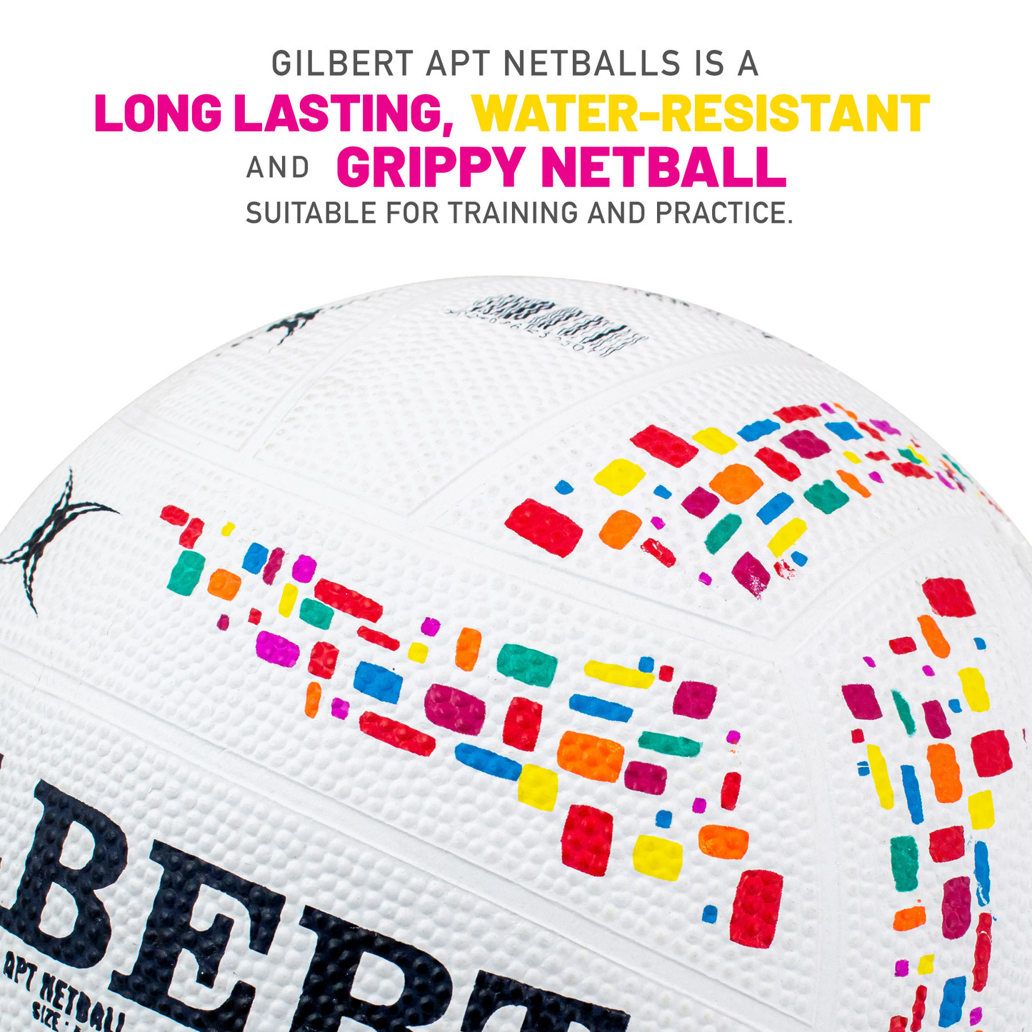 Netball Ball Size 4/5 - Gilbert APT Training KQ