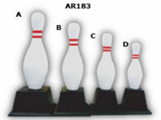 Acrylic Trophy - Bowling AR183