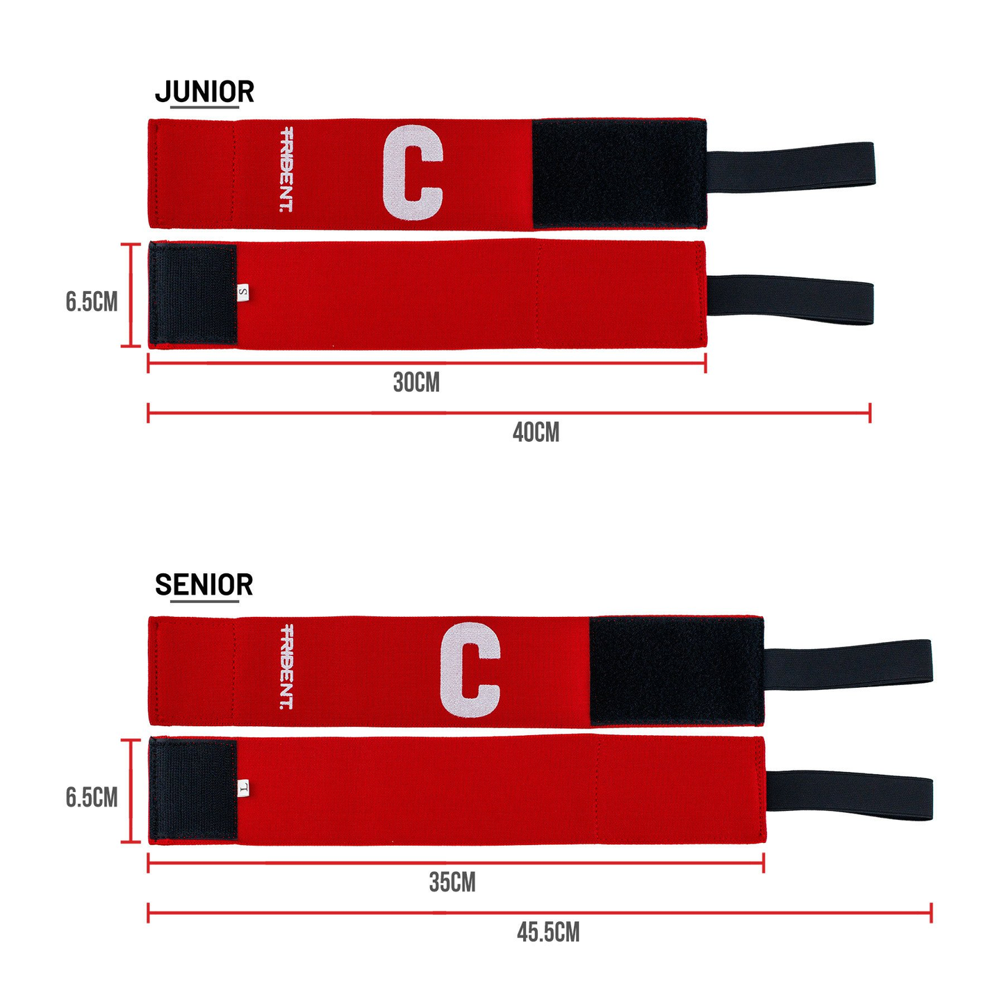 Captain Armband - Trident Deluxe (Junior/Senior) KQ