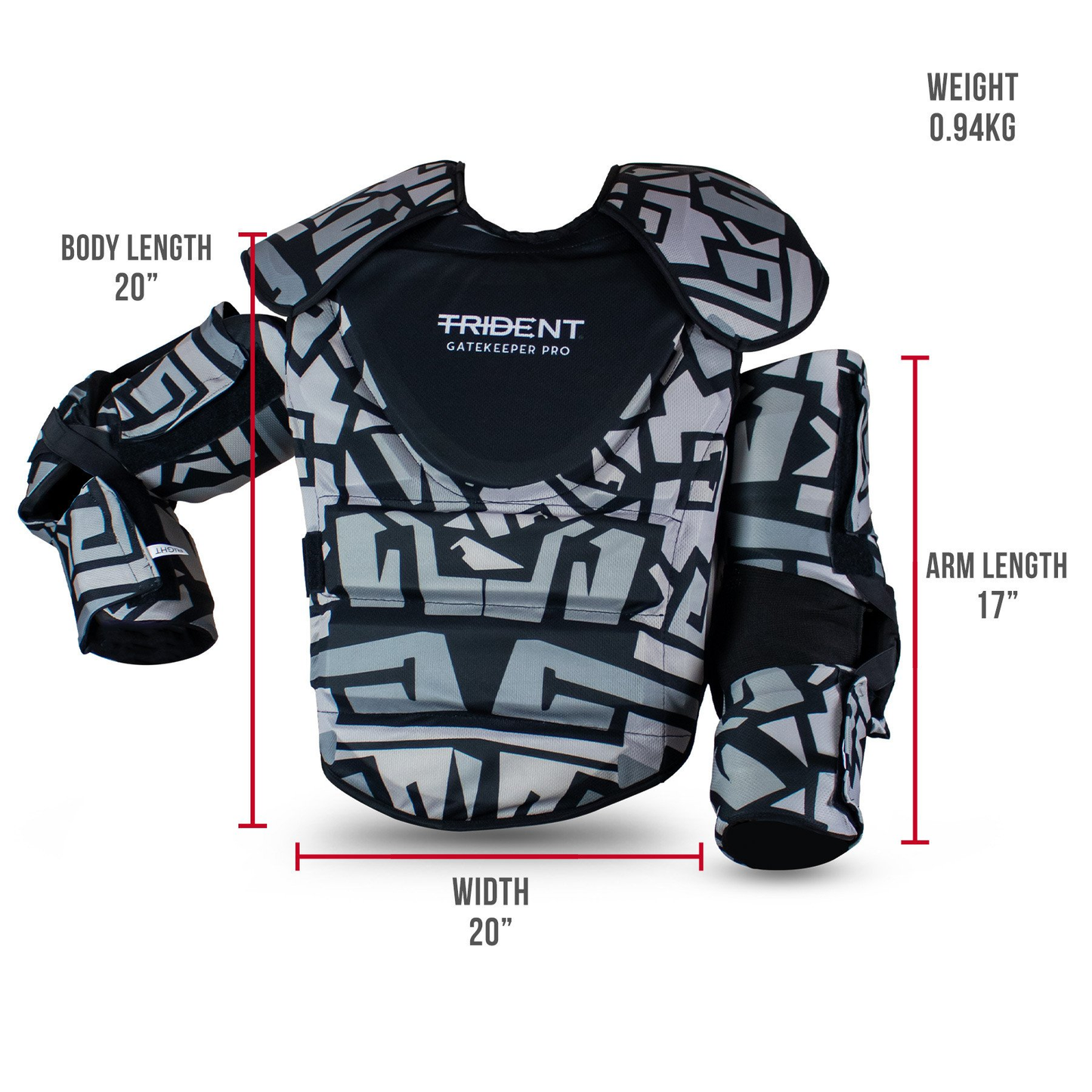 Hockey Goalie Body Armour - Trident Gatekeeper Pro KQ