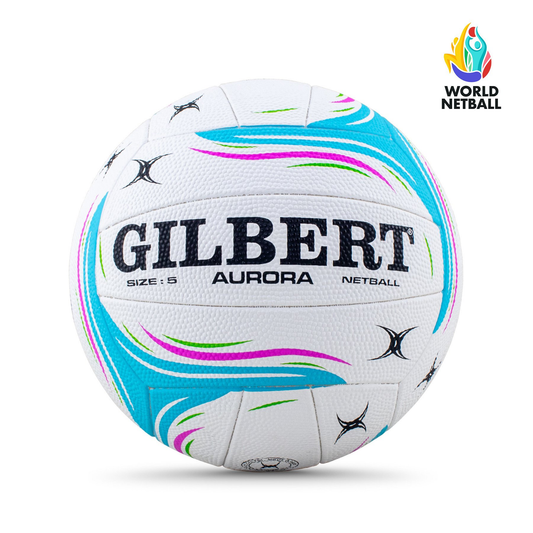 Netball Ball Size 5 - Gilbert Aurora Match KQ
