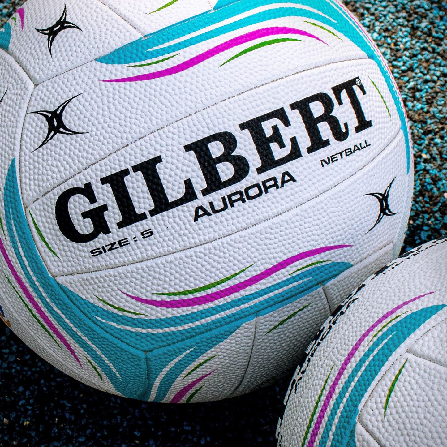 Netball Ball Size 5 - Gilbert Aurora Match KQ