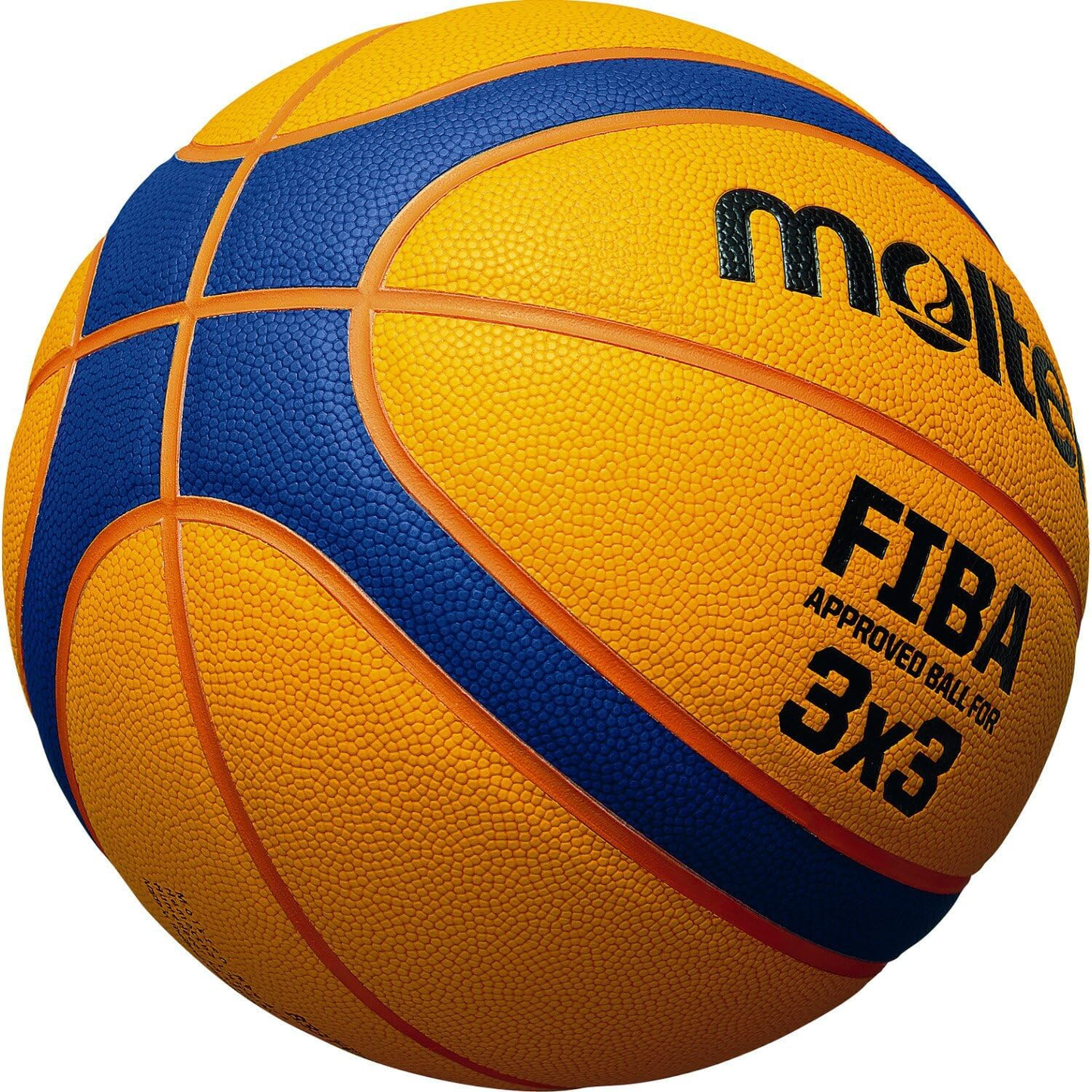 Basketball Size 6 (3 on 3) - Molten B33T5000 Composite Leather (FIBA)