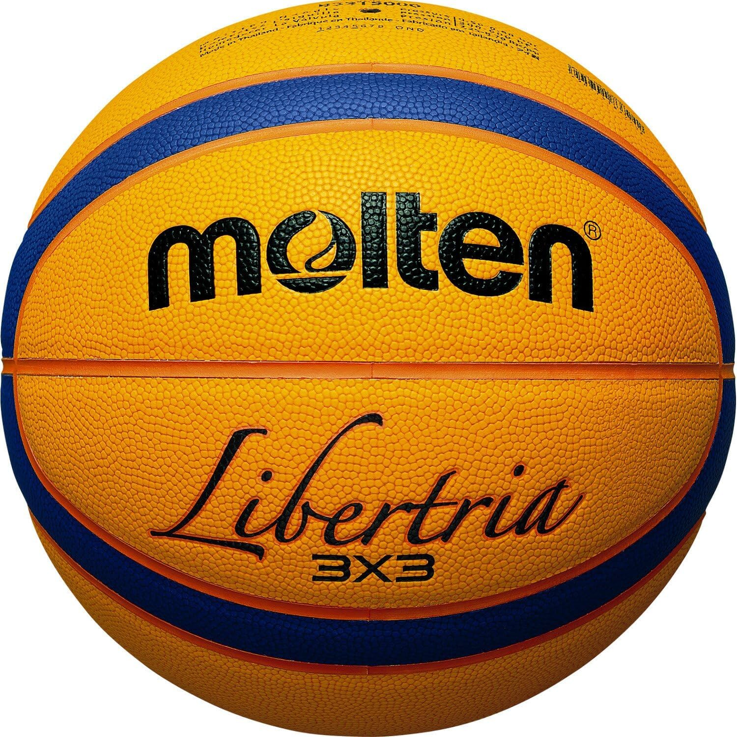 Basketball Size 6 (3 on 3) - Molten B33T5000 Composite Leather (FIBA)