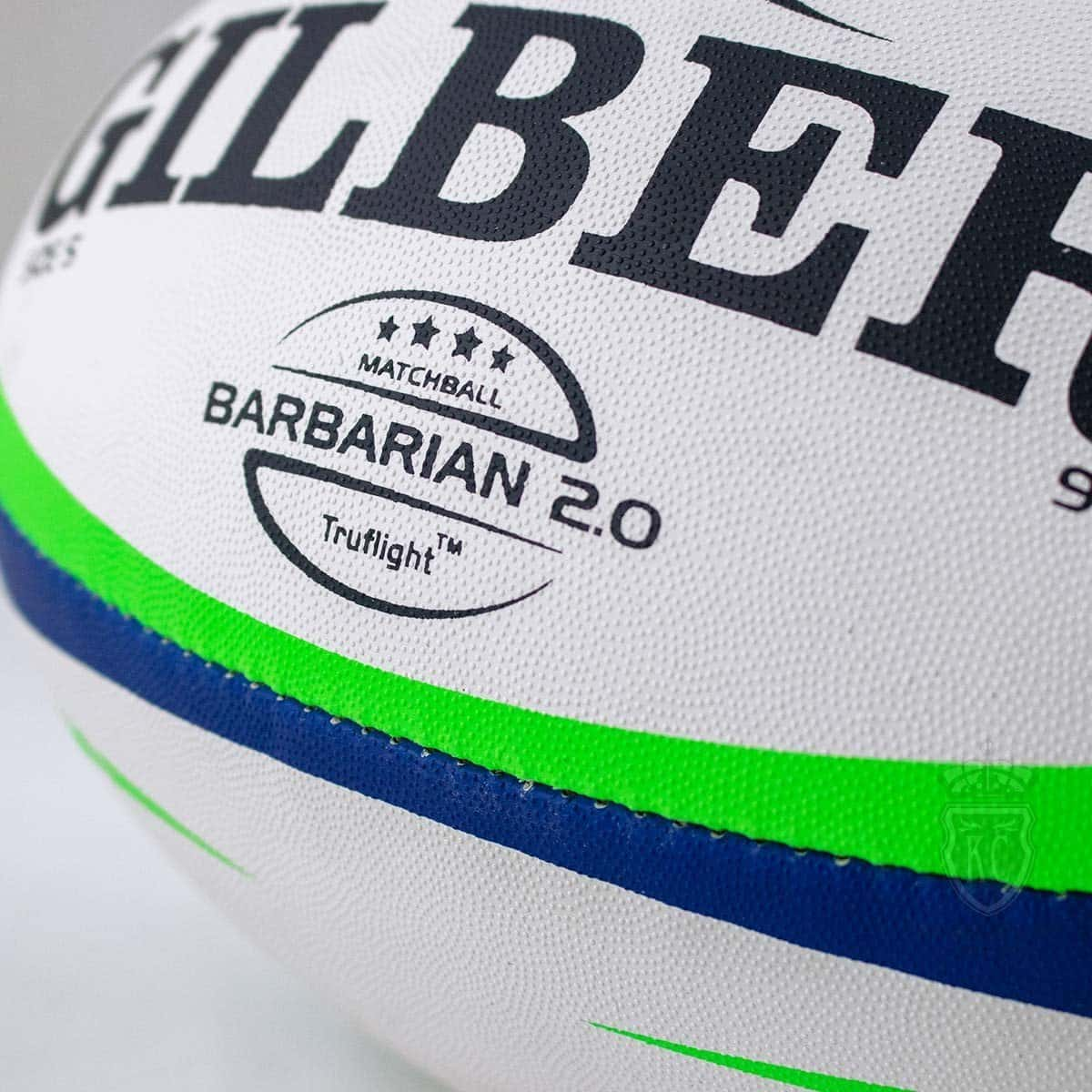 Rugby Ball Size 5 - Gilbert Barbarian 2.0 Match KQ