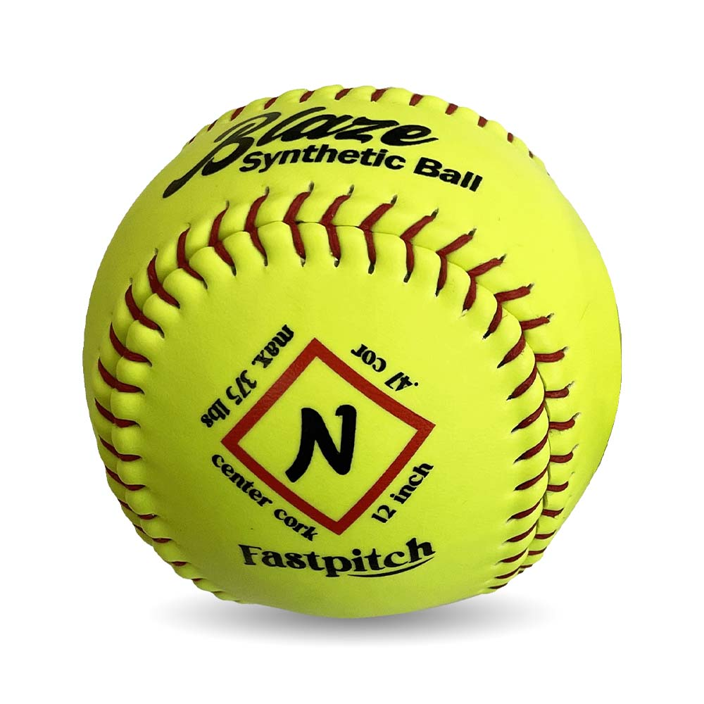 Softball Ball 12" - Naigai Blaze Synthetic CQ