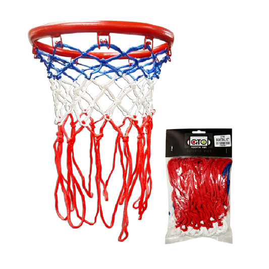 Basketball Net - GTO Poly Pack (Tri-color) (1 Pair) CQ