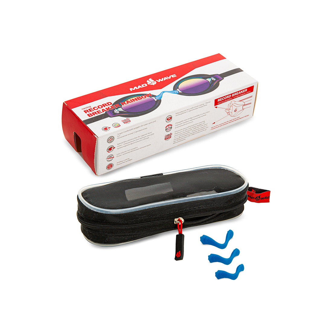 Racing Goggles - Madwave Record Breaker Rainbow Mirror (FINA)
