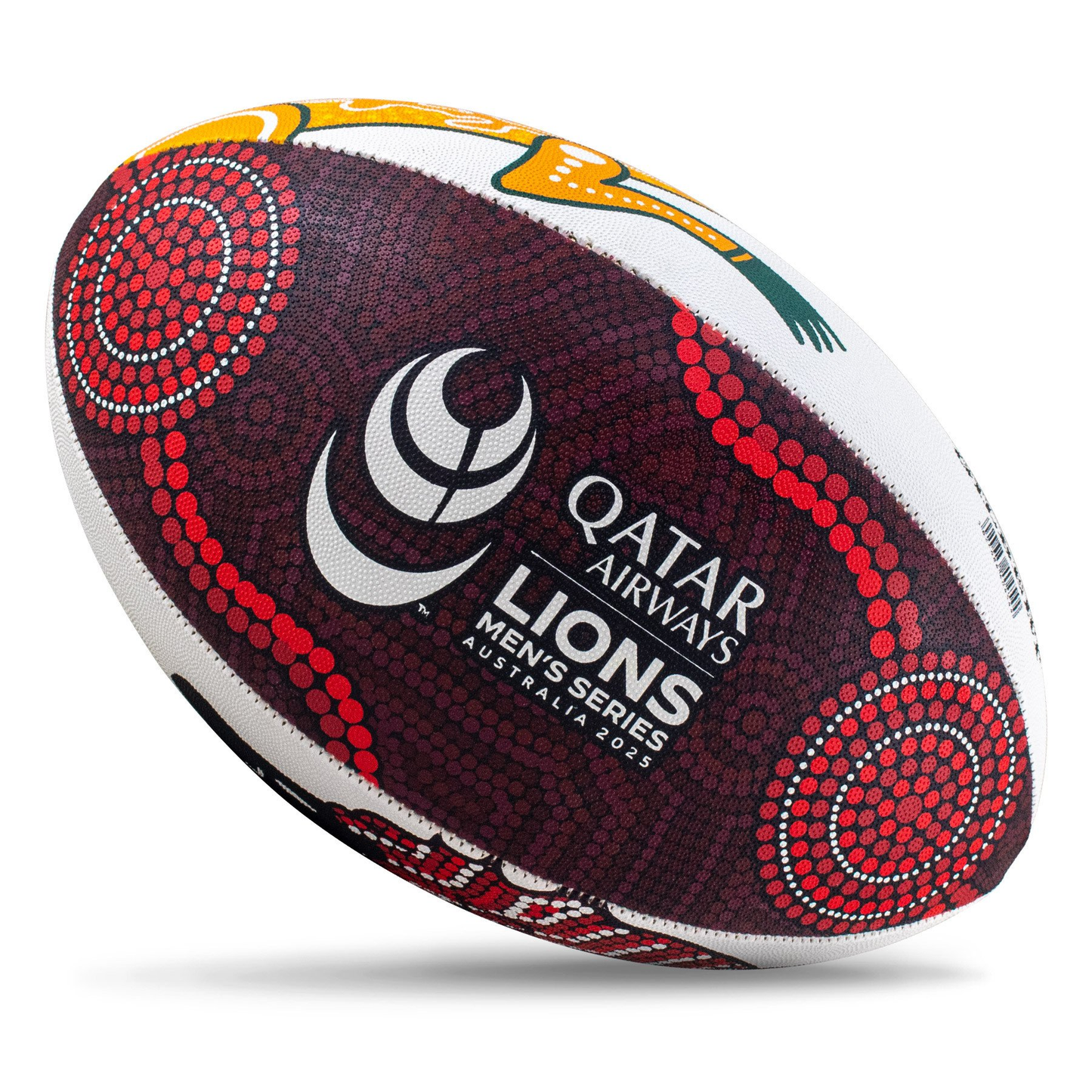 Rugby Ball Size 5 - Gilbert British Irish Lions KQ