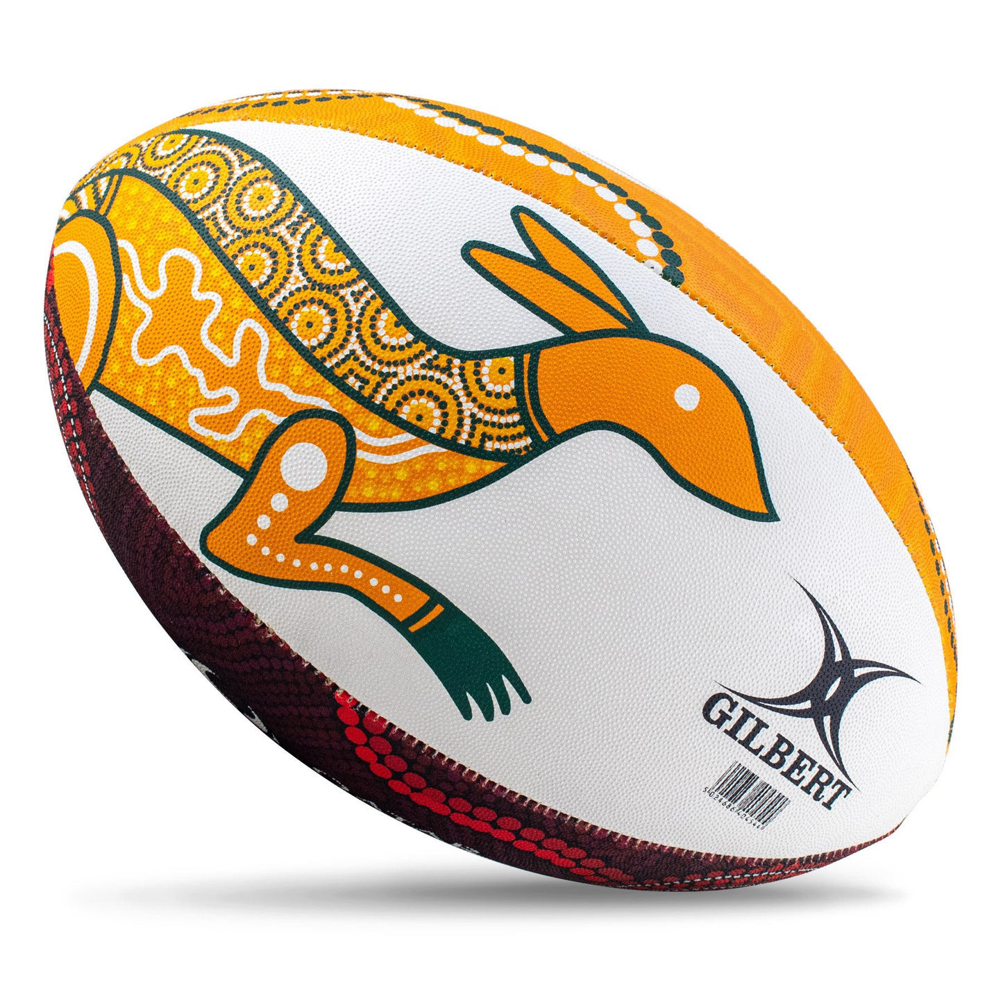 Rugby Ball Size 5 - Gilbert British Irish Lions KQ