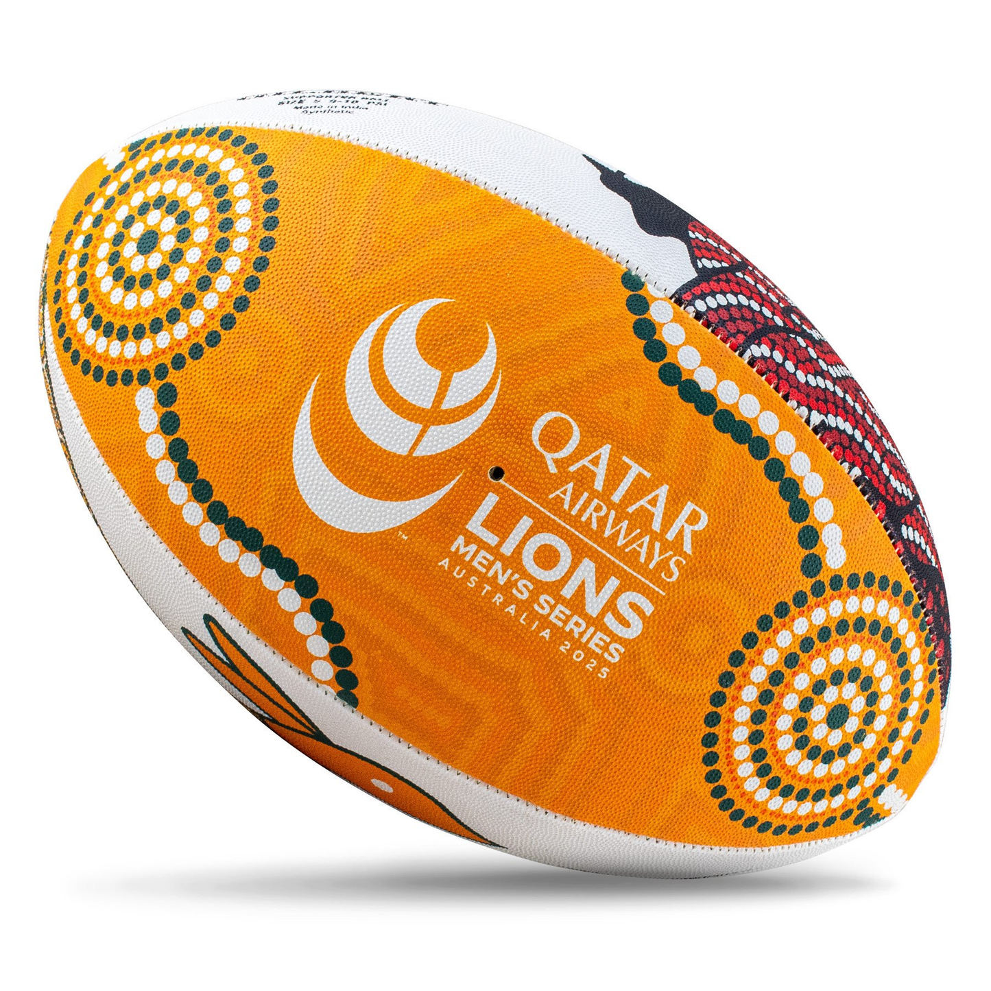 Rugby Ball Size 5 - Gilbert British Irish Lions KQ
