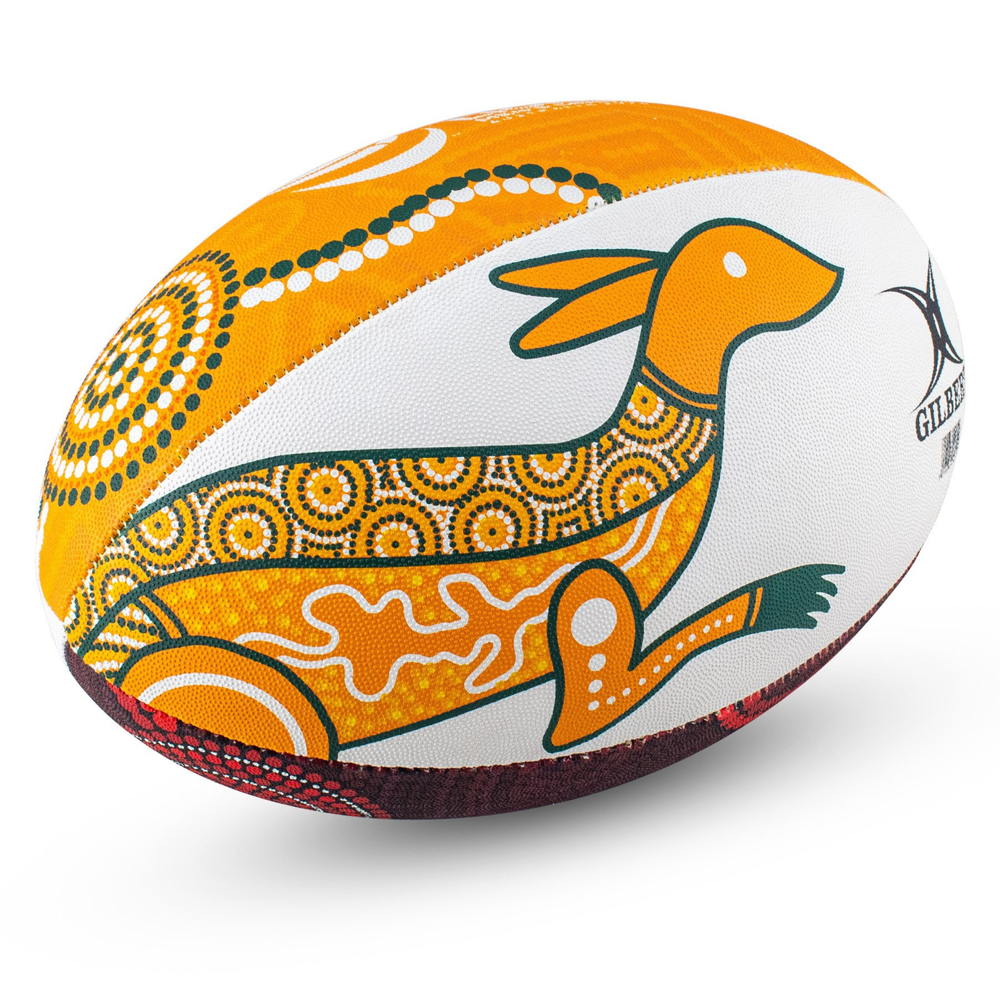 Rugby Ball Size 5 - Gilbert British Irish Lions KQ