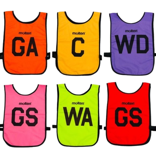 Netball Bibs Set - Molten BT6088 (1 Sided) Cotton