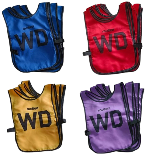 Netball Bibs Set - Molten BT6088 (1 Sided) Cotton