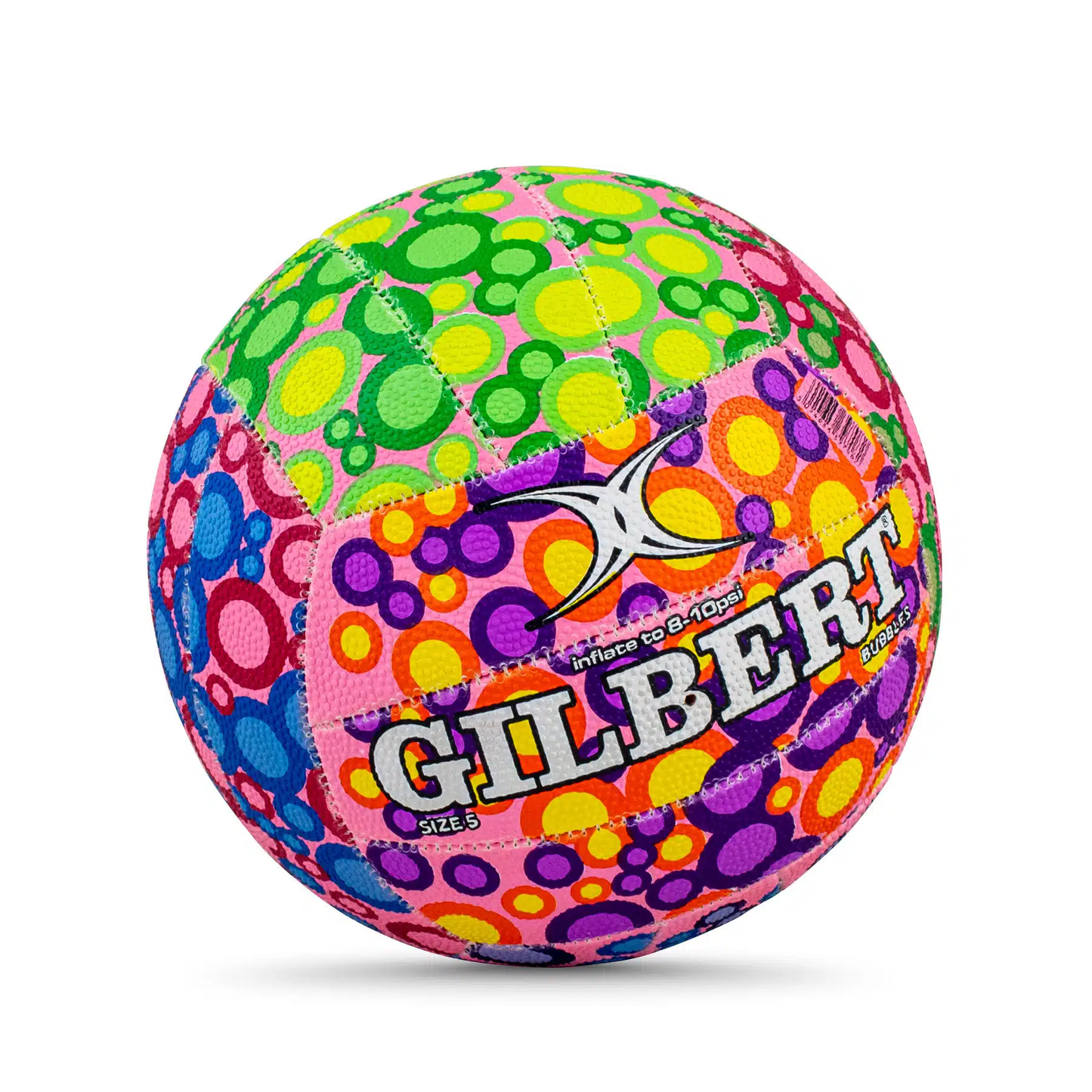 Netball Ball Size 4/5 – Gilbert Bubbles KQ