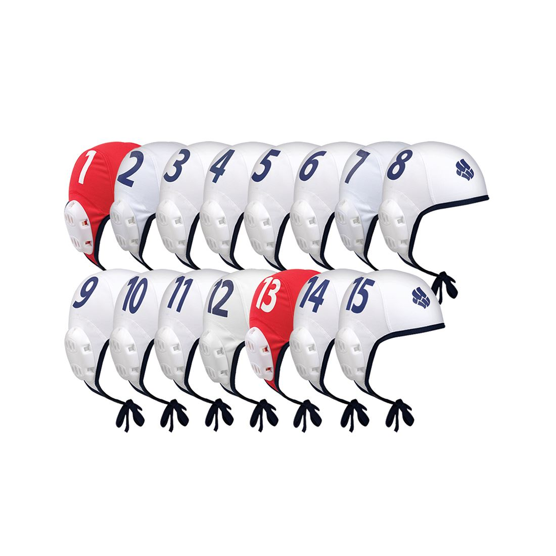 Waterpolo Caps Mesh Team Set - Madwave (Set of 15)