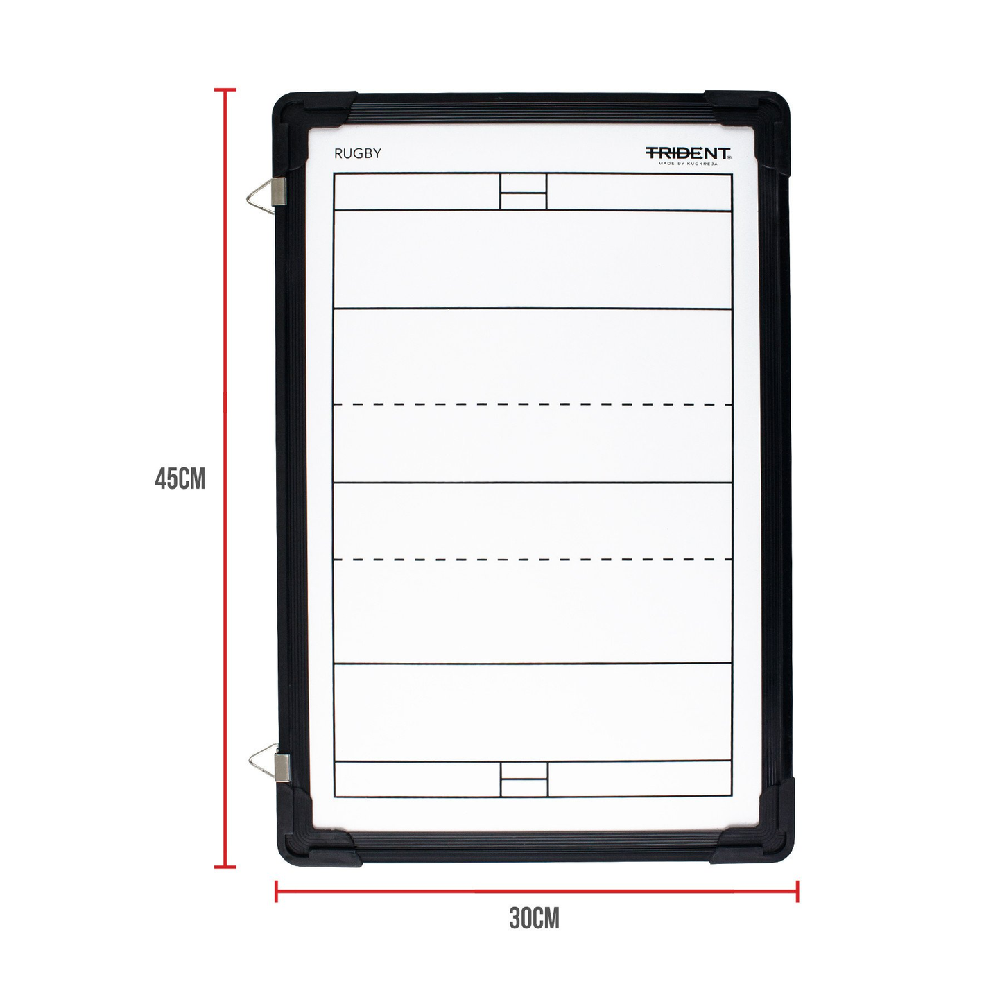 Magnetic Coaching Board (Rugby) - Trident Large KQ