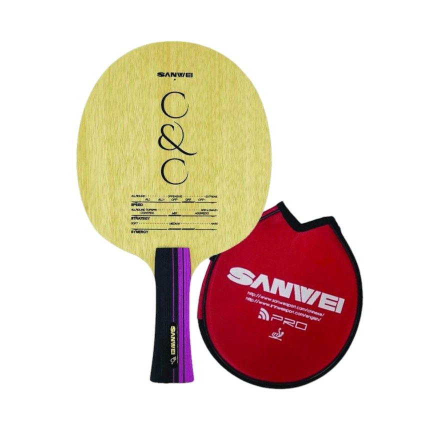 TT Blade - Sanwei C&C Carbon Blade + Cover QE