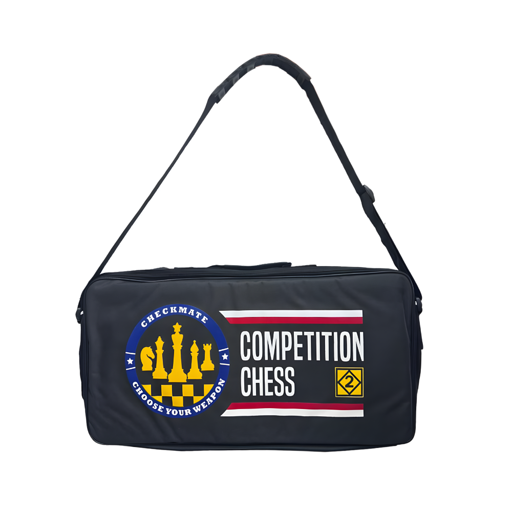 Chess Set - 2SQ Hardboard (2 Fold) + Bag CQ