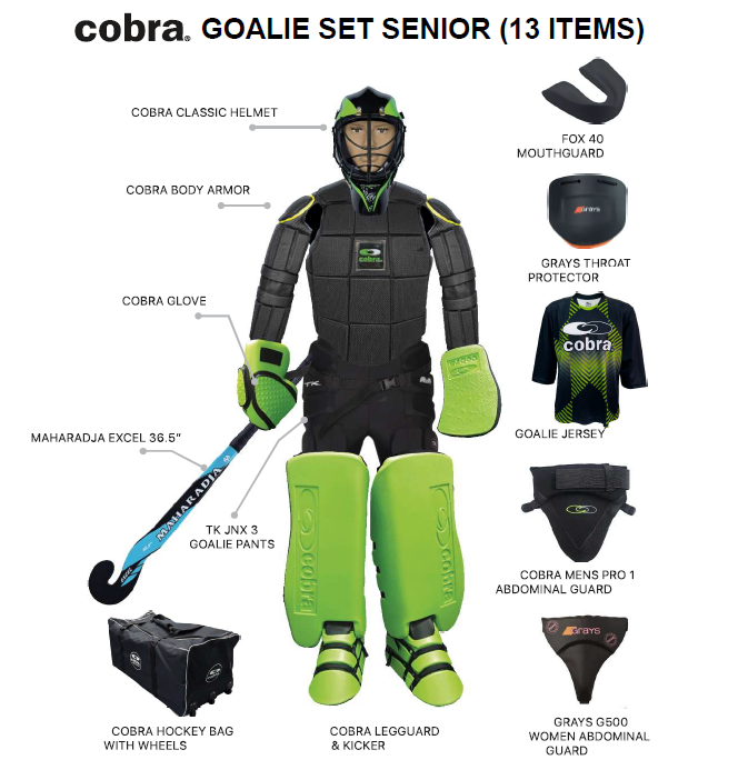 Hockey Goalie Set - Cobra Senior (13 Items) CQ
