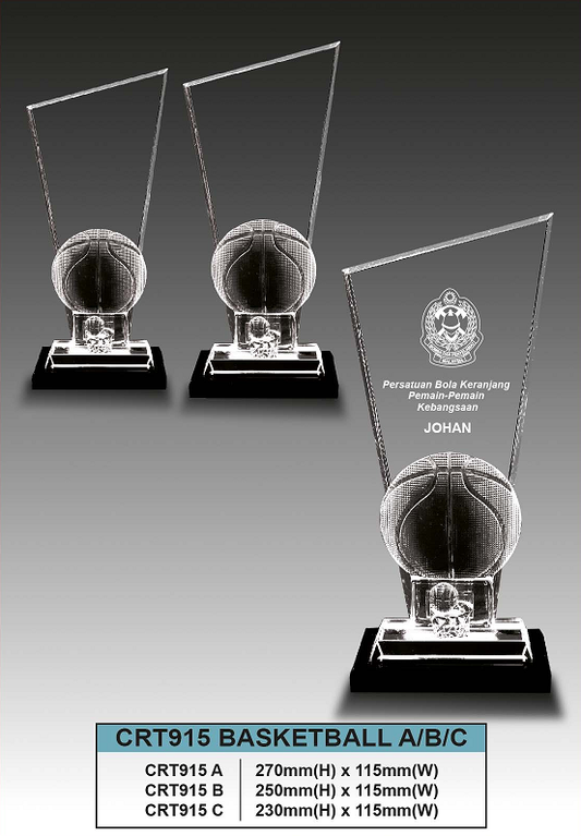 Crystal Trophy Basketball - CRT915