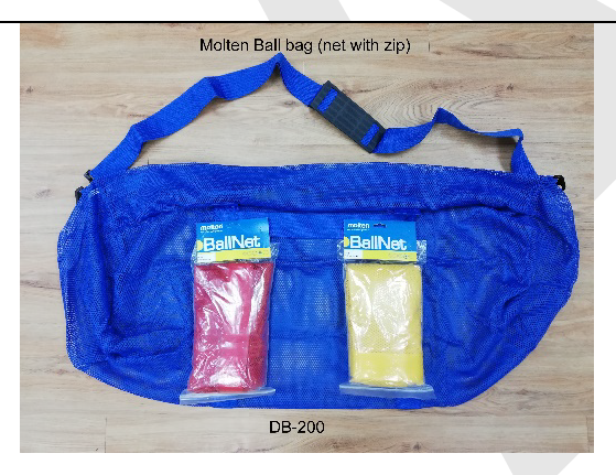 Ball Carry Net Bag - Molten DB200 (Fits 12pcs Size 5 Ball)