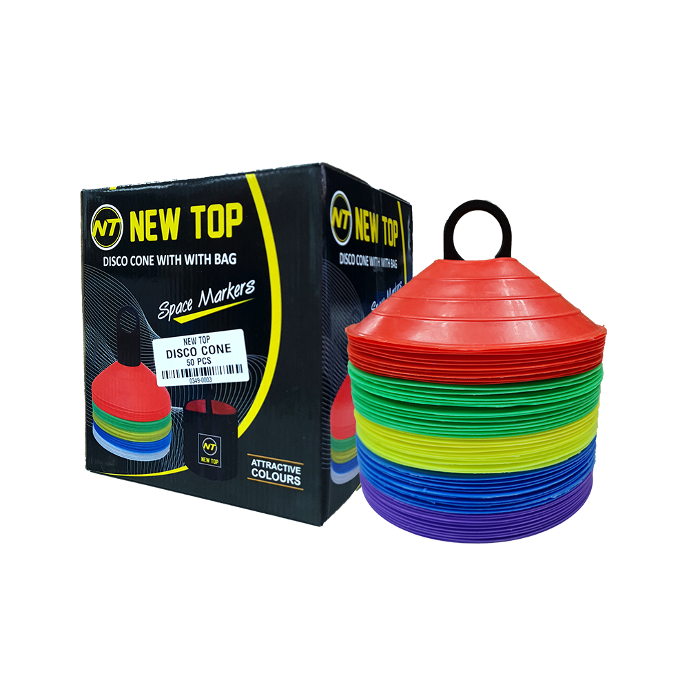 Disco Cone Set - New Top 2"(H) + Bag (30/40/50pcs) CQ