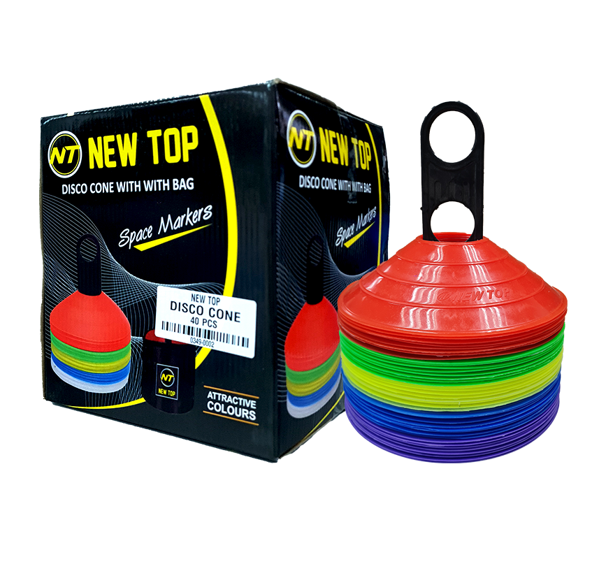 Disco Cone Set - New Top 2"(H) + Bag (30/40/50pcs) CQ