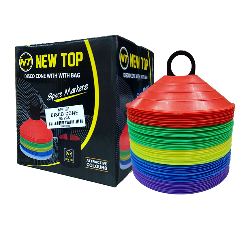 Disco Cone Set - New Top 2"(H) + Bag (30/40/50pcs) CQ