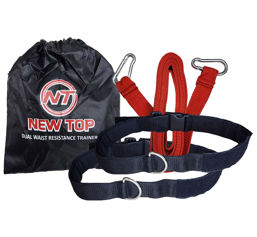 Dual Waist Resistance Harness Set - New Top + Bag CQ