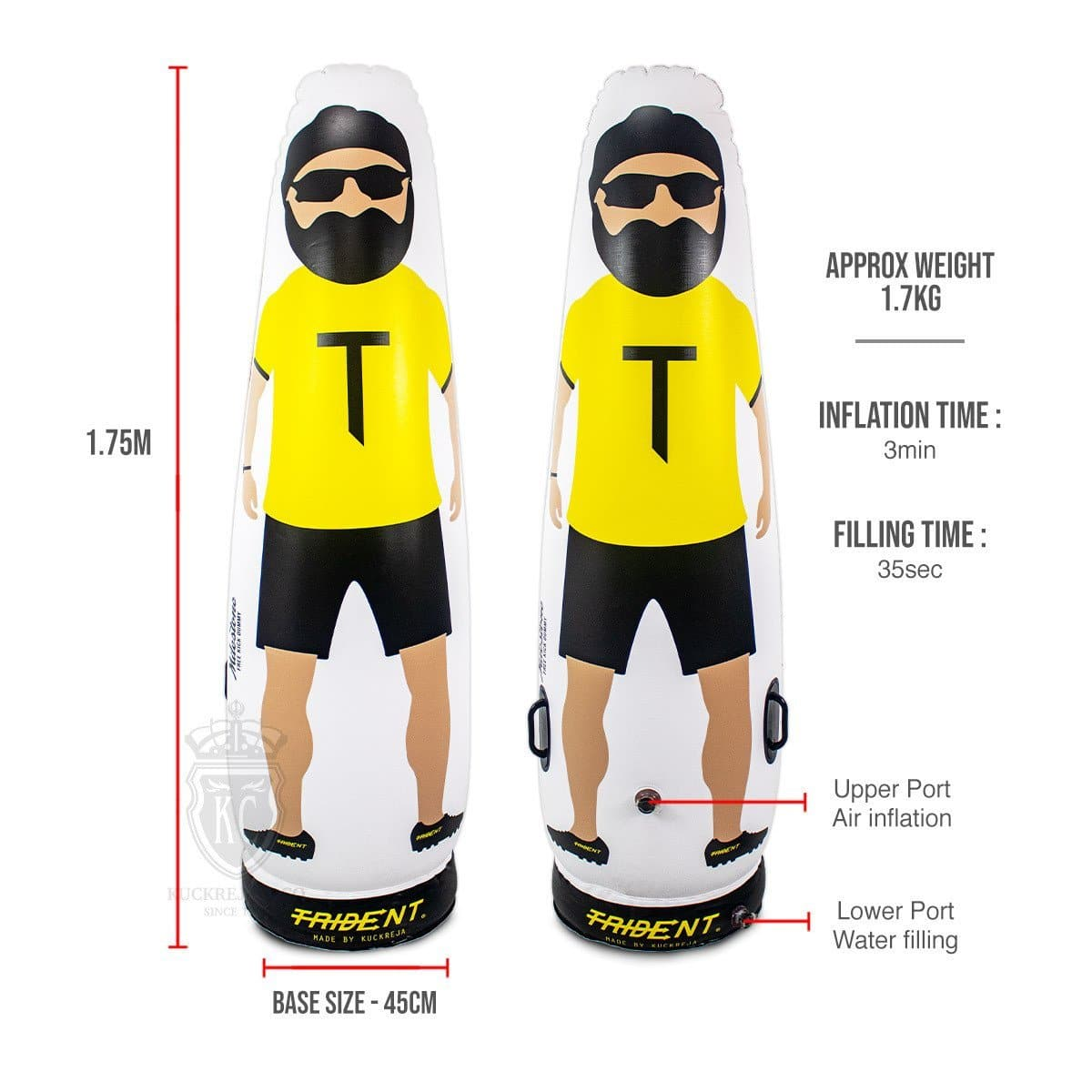 Freekick Dummy - Trident Milestone Inflatable (1.75m) KQ