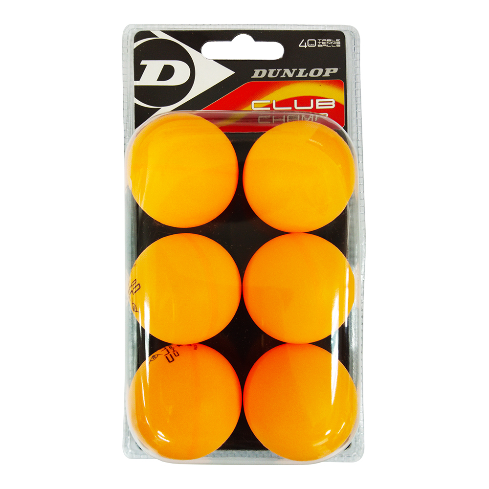 Table Tennis Balls - Dunlop CLUB Champ (6pcs) CQ