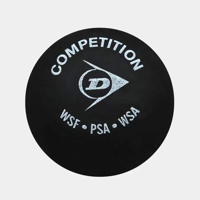 Squash Ball - Dunlop Competition (1 Dot Yellow) YZ
