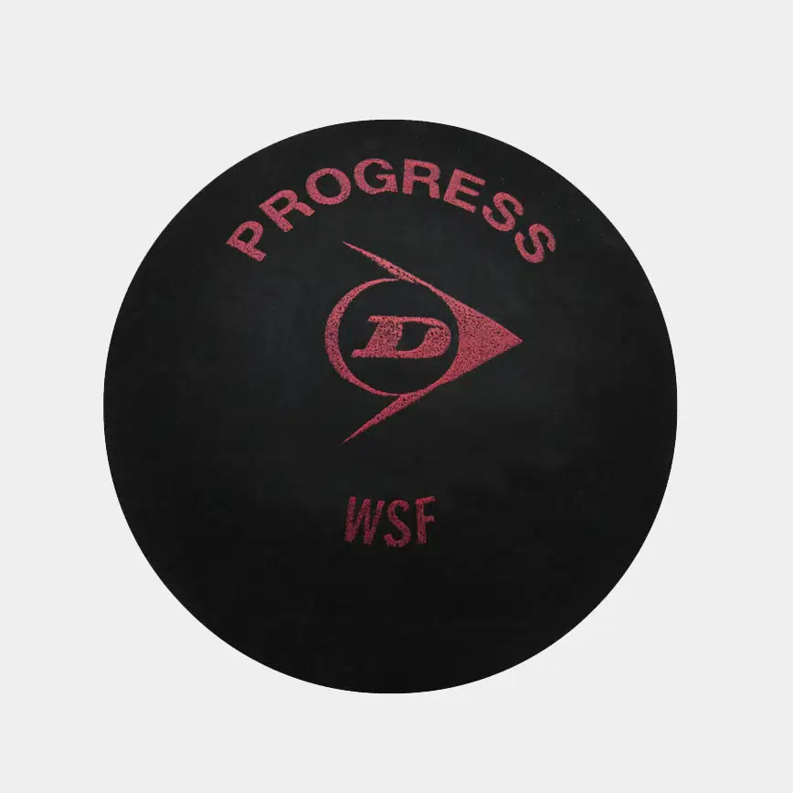 Squash Ball - Dunlop Progress (1 Dot Red) YZ
