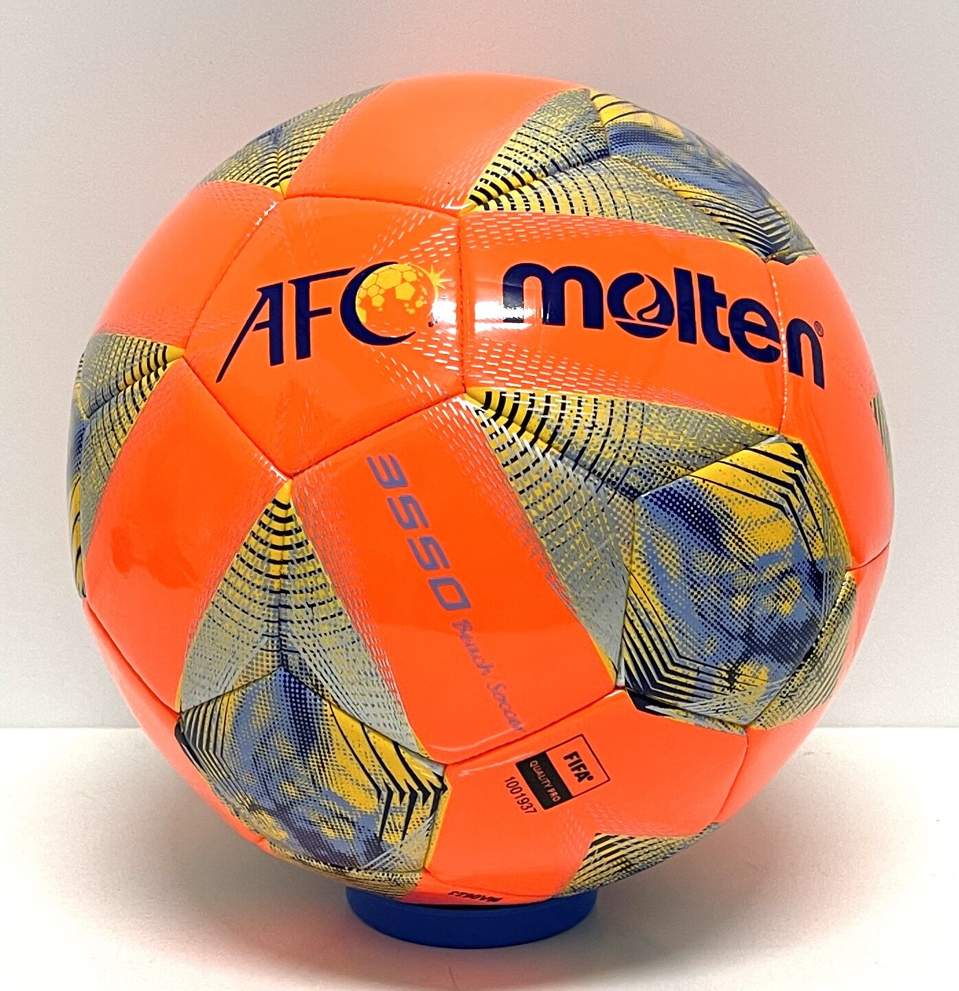 Beach Soccer Ball Size 5 - Molten F5A3550 A (Fifa Quality Pro)