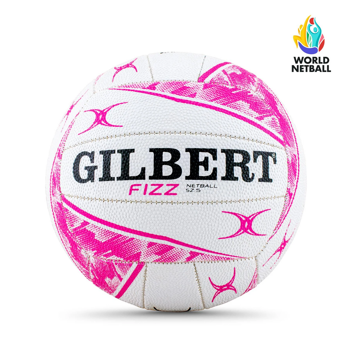 Netball Ball Size 5 - Gilbert Fizz Match KQ