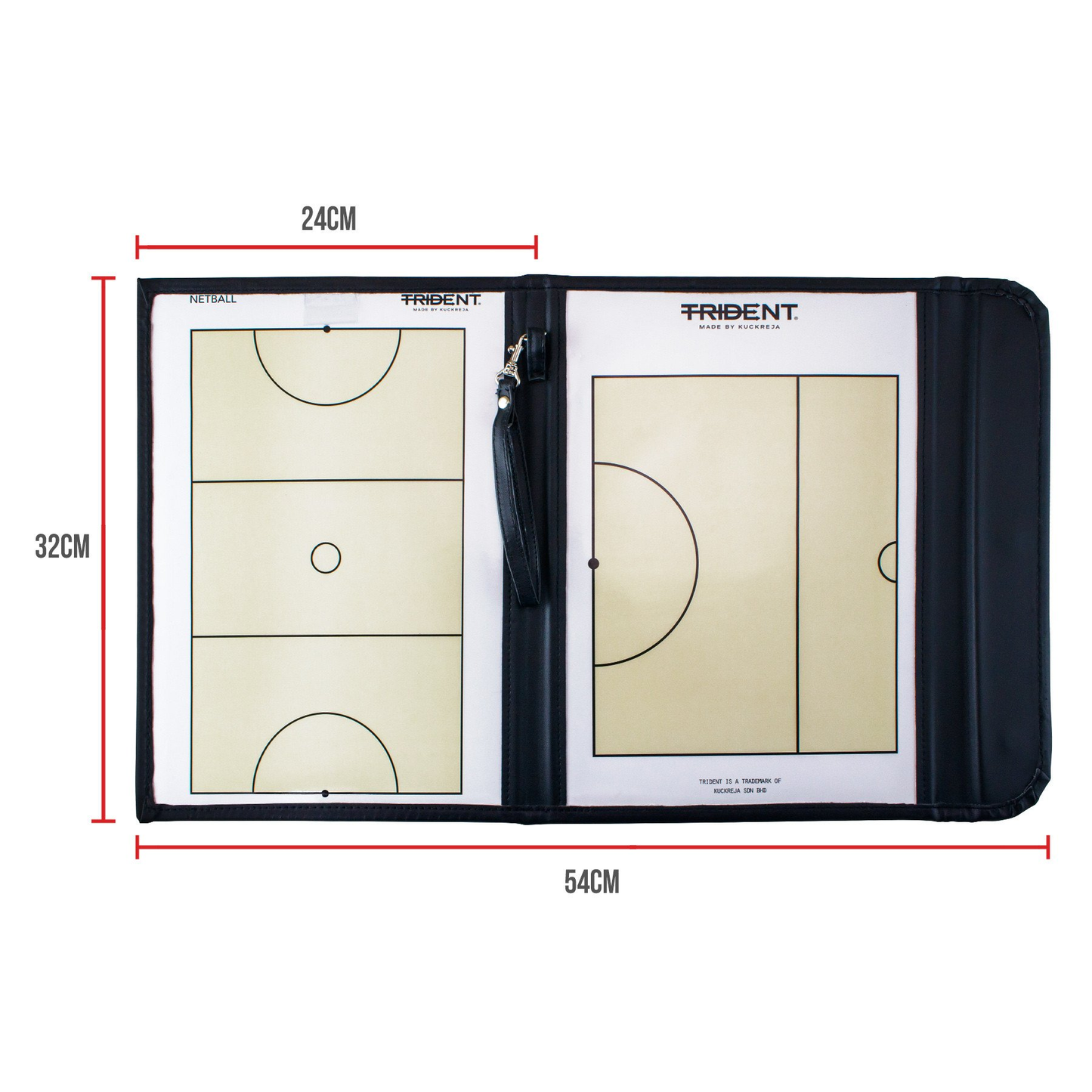 Magnetic Coaching Folio (Netball) - Trident KQ
