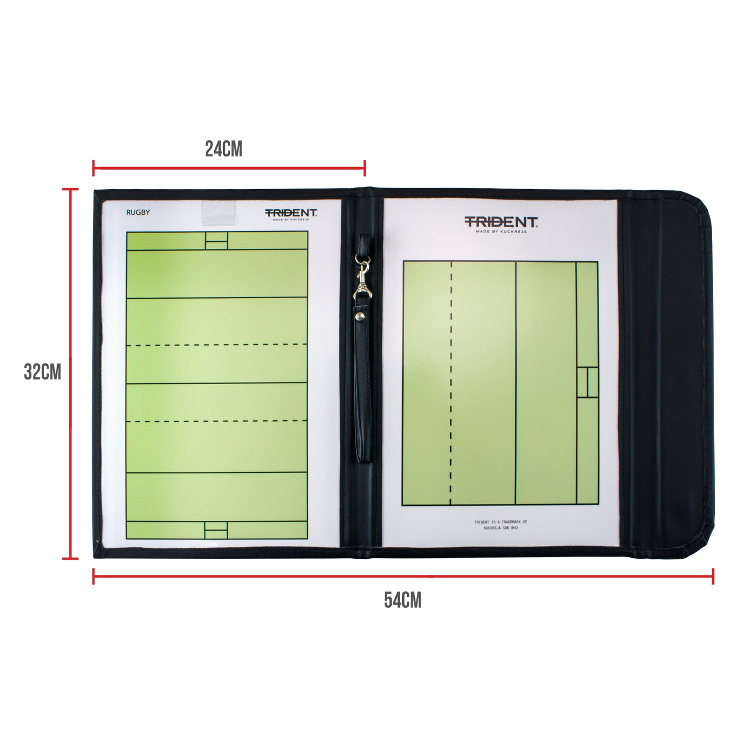 Magnetic Coaching Folio (Rugby) - Trident KQ