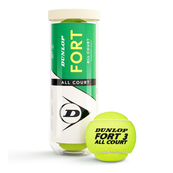 Tennis Ball - Dunlop Fort All Court (ITF) (3 Balls) YZ CQ