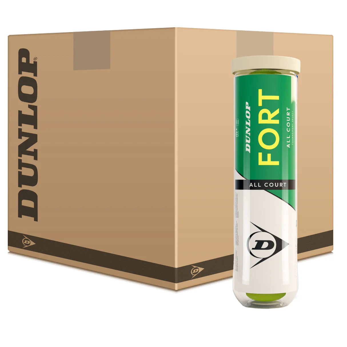 Tennis Ball - Dunlop Fort All Court (ITF) (3 Balls) YZ CQ