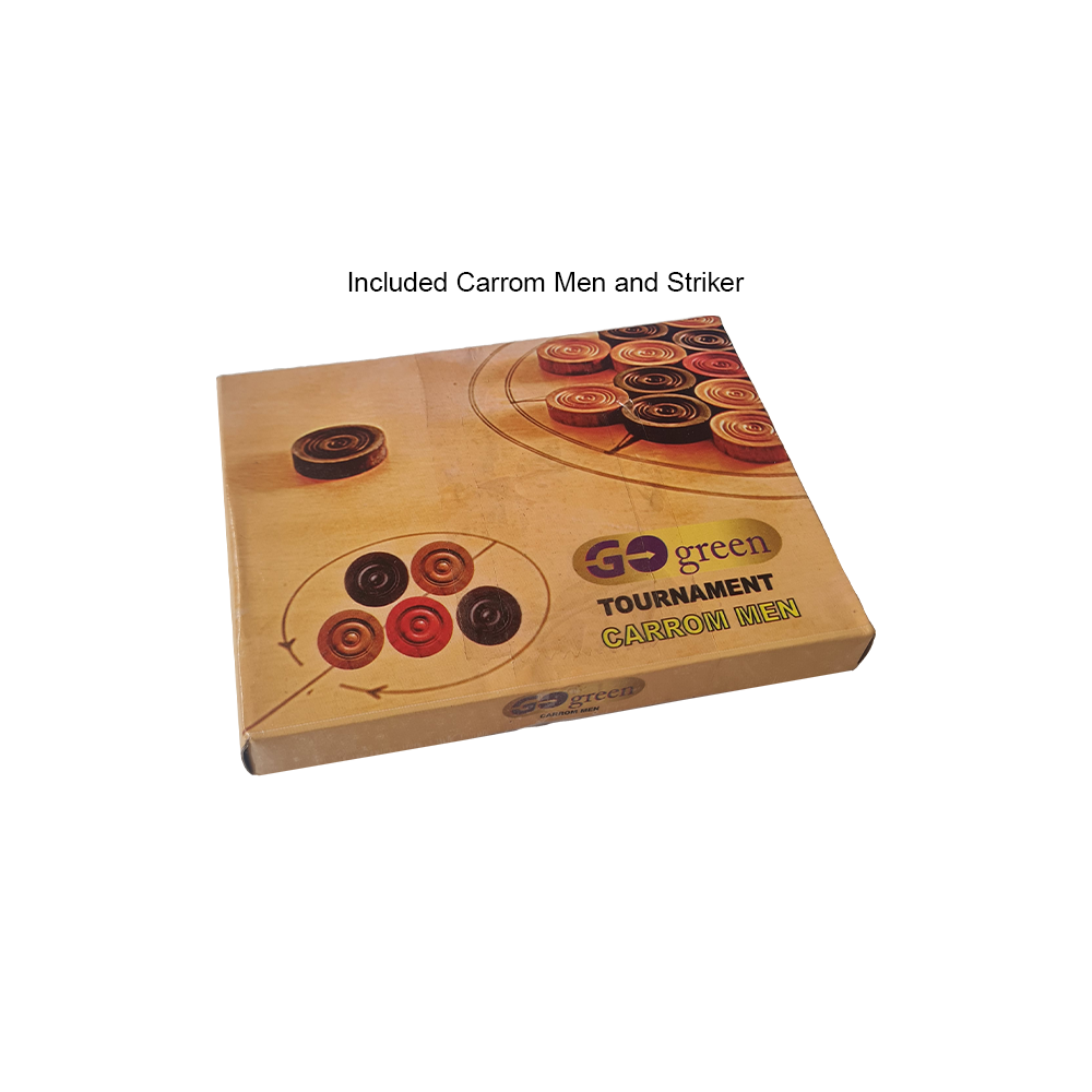 Carrom Board + Striker + Seed - GC125 Go-Green Tournament CQ