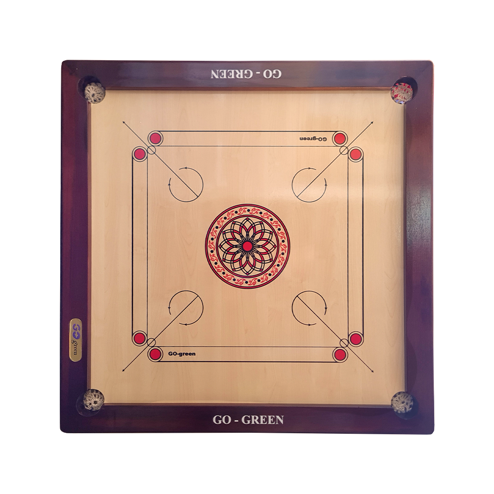 Carrom Board + Striker + Seed - GC125 Go-Green Tournament CQ